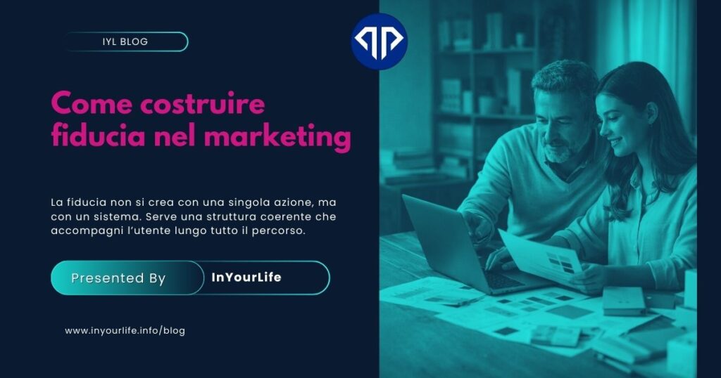 Come costruire fiducia nel marketing: padre e figlia lavorano insieme su branding e strategia aziendale al computer, concetto di fiducia e collaborazione – InYourLife Web Agency Firenze – Specializzata dal 1999 in Siti Web, E-Commerce, Domini e Hosting, Branding, SEO, Social Media, campagne PR, Campagne ADS Google e Meta – inyourlife.info